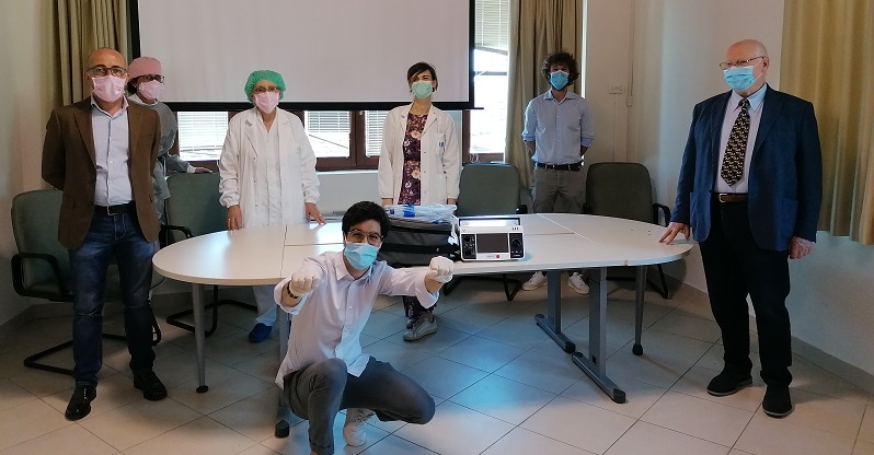 Nella foto Dr. Fabio Pronti, Dr.ssa Roberta Gentili, Dr.ssa Grazia Panigada, Dr.ssa Sara Melani, Sig. Matteo Brizzi, Sig. Edoardo Fanucci, Dr. Arnaldo Pieri