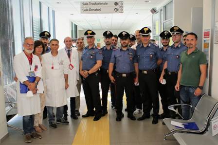 Carabinieri Donazione sangue