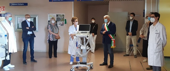 In allegato foto di ieri con il sindaco, con gli altri dirigenti dell'Azienda e dell'ospedale  