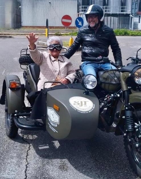 Nella foto la Signora Finizia 