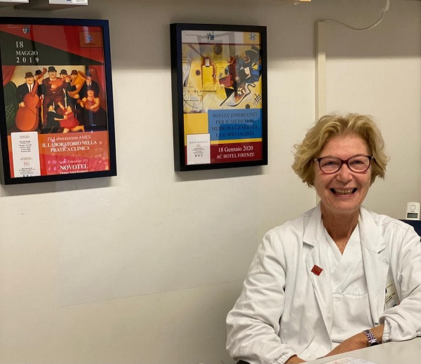 Nella foto la dott.ssa Donatella Macchia presidente di AMeS