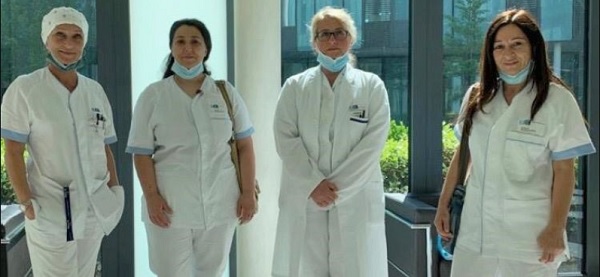 Nella foto allegata il team infermieristico dell'Ambulatorio