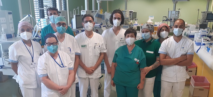 Foto della terapia intensiva vuota 2 12 luglio 