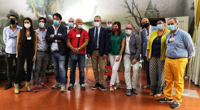 foto firma protocollo con OOSS AUSL Regione