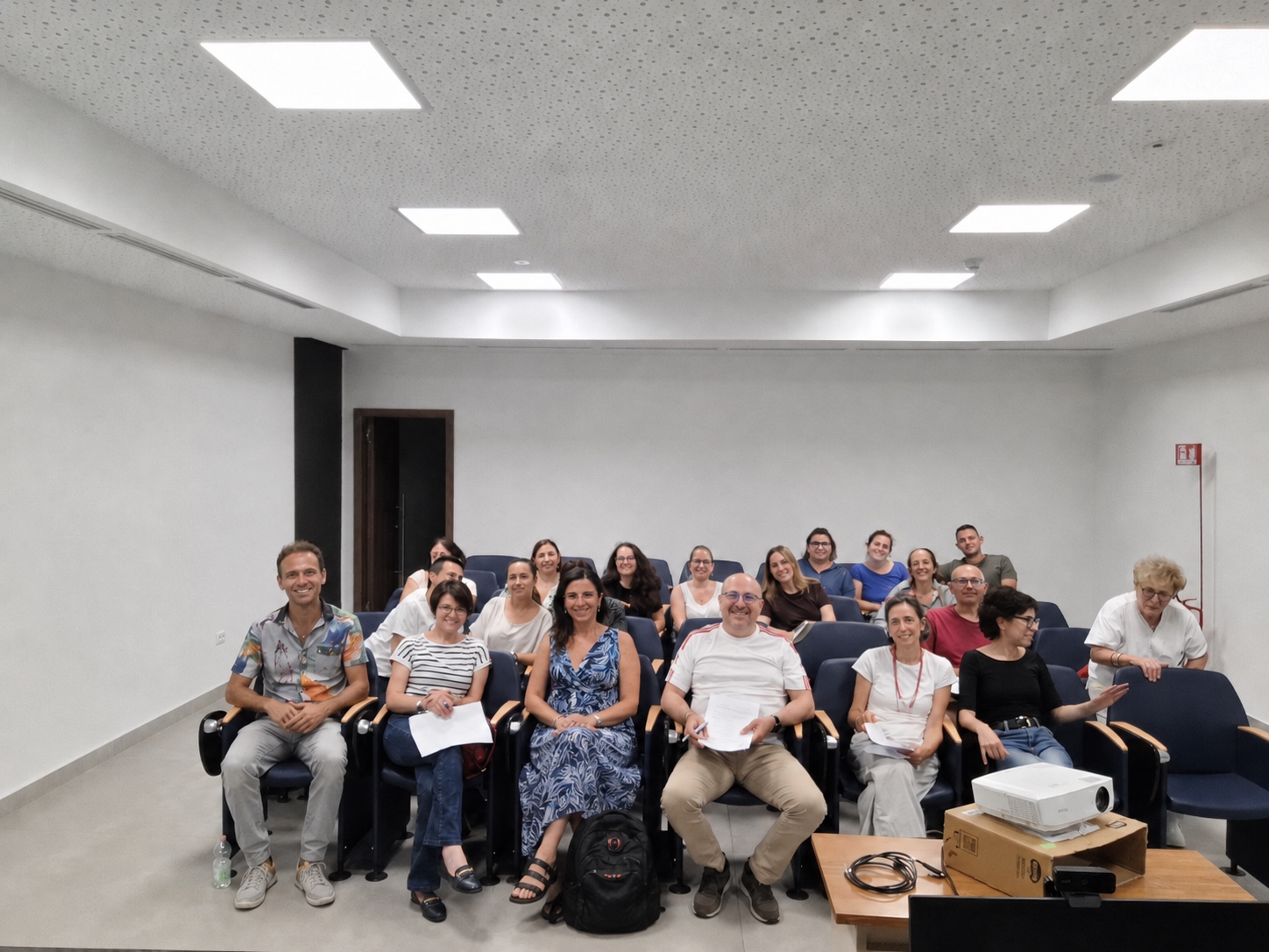 Fotografia con i componenti del Green Team