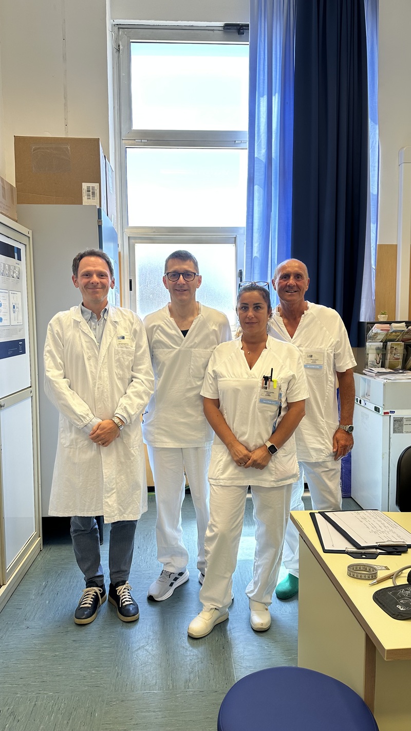 foto l'equipe medica e infermieristica di diabetologia all’ospedale del Mugello