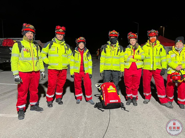 il team sanitario in missione 