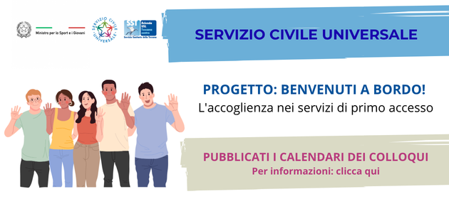 Servizio Civile Universale: bandi,progetti,selezioni e graduatorie