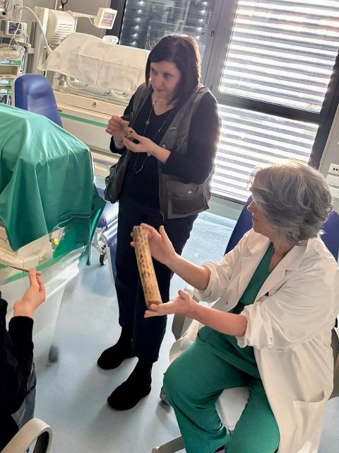 Dott.ssa Scatena con Silvia Coveri