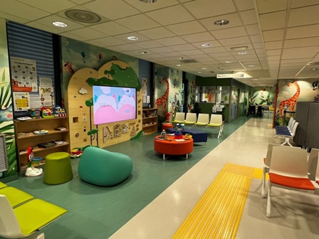 Sala attesa PS Pediatricowp
